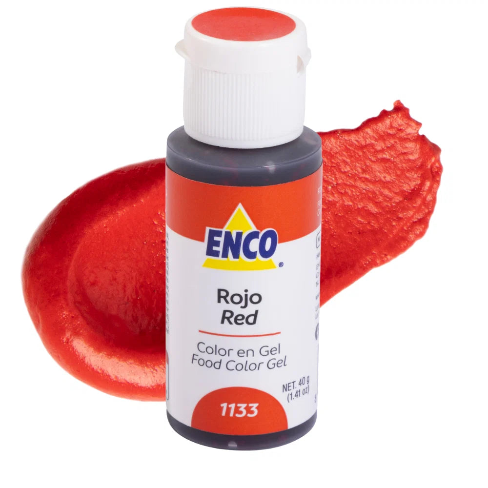 Red 1.41 oz Enco Gel Food Color