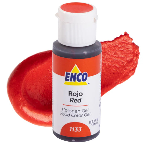 Red 1.41 oz Enco Gel Food Color