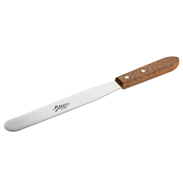 8" Spatula Wooden Handle ATECO