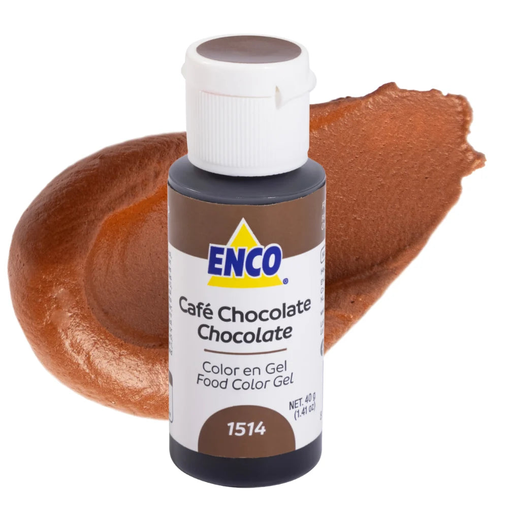 Chocolate 1.41 oz Enco Gel Food Color