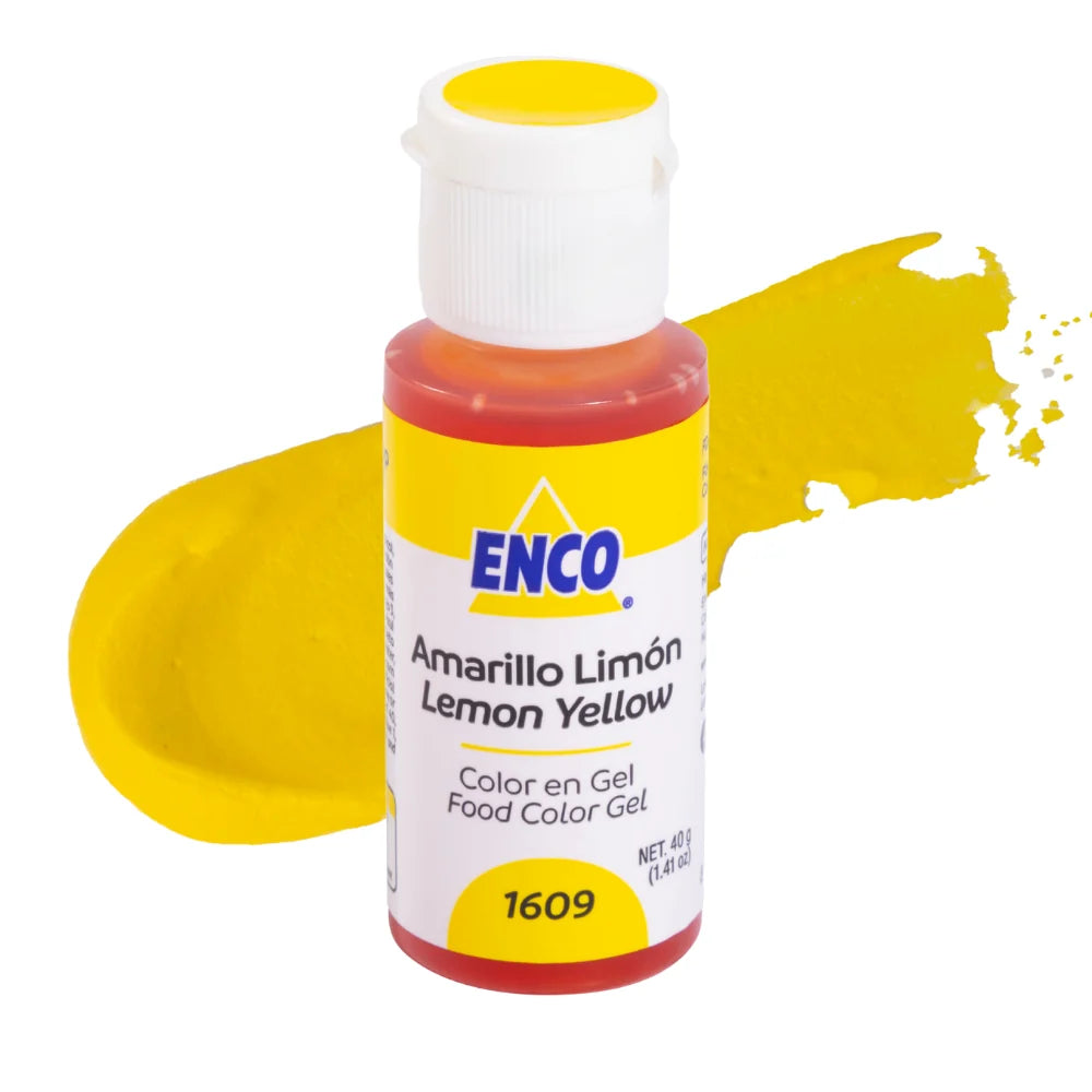 Lemon Yellow 1.41 oz Enco Gel Food Color