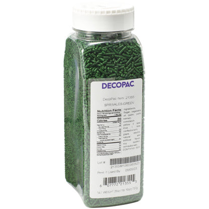 Green Jimmies Sprinkles