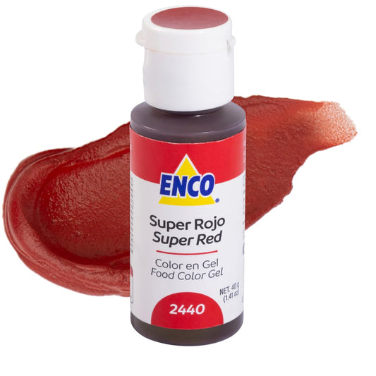 Super Red 1.41 oz Enco Gel Food Color