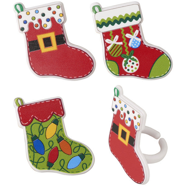Festive Stockings Cake Rings Pk/144