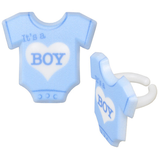 It's A Boy Cake Rings Pk/72