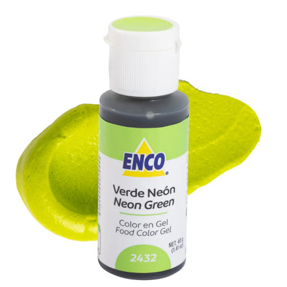Neon Green 1.41 oz Enco Gel Food Color