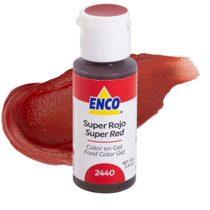 Super Red 1.41 oz Enco Gel Food Color