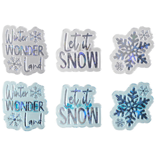 Winter Wonderland Cake Rings Pk/144