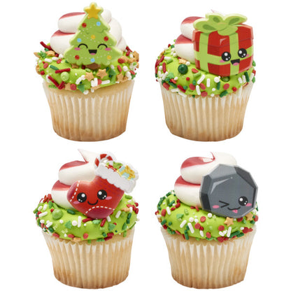 Christmas Cuties Cake Rings Pk/144