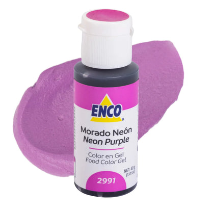 Neon Purple 1.41 oz Enco Gel Food Color