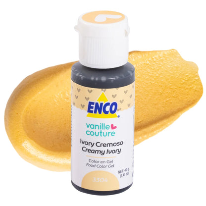 Creamy Ivory 1.41 oz Enco Gel Food Color