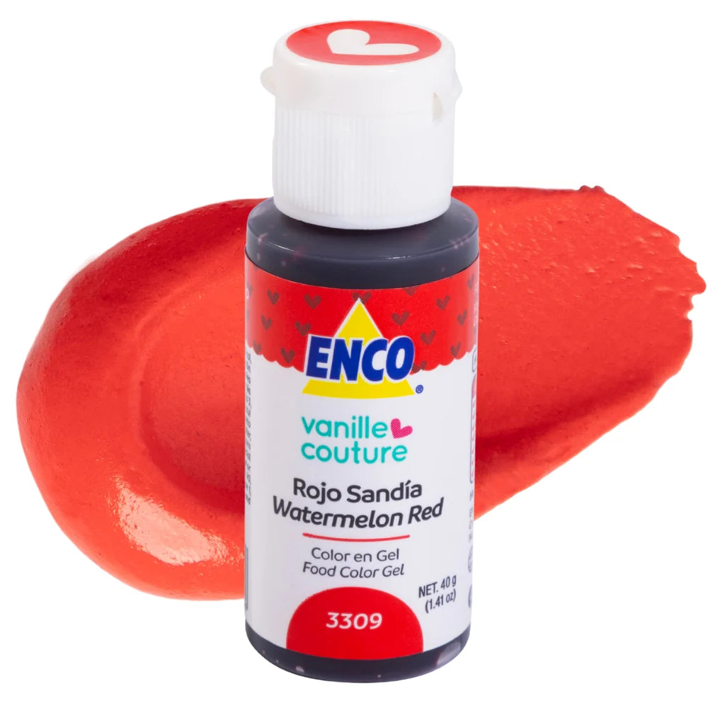 Watermelon Red 1.41 oz Enco Gel Food Color