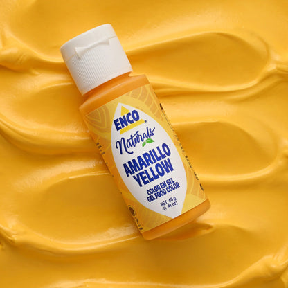 Naturals Yellow 1.41 oz Enco Gel Food Color