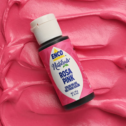 Naturals Pink 1.41 oz Enco Gel Food Color