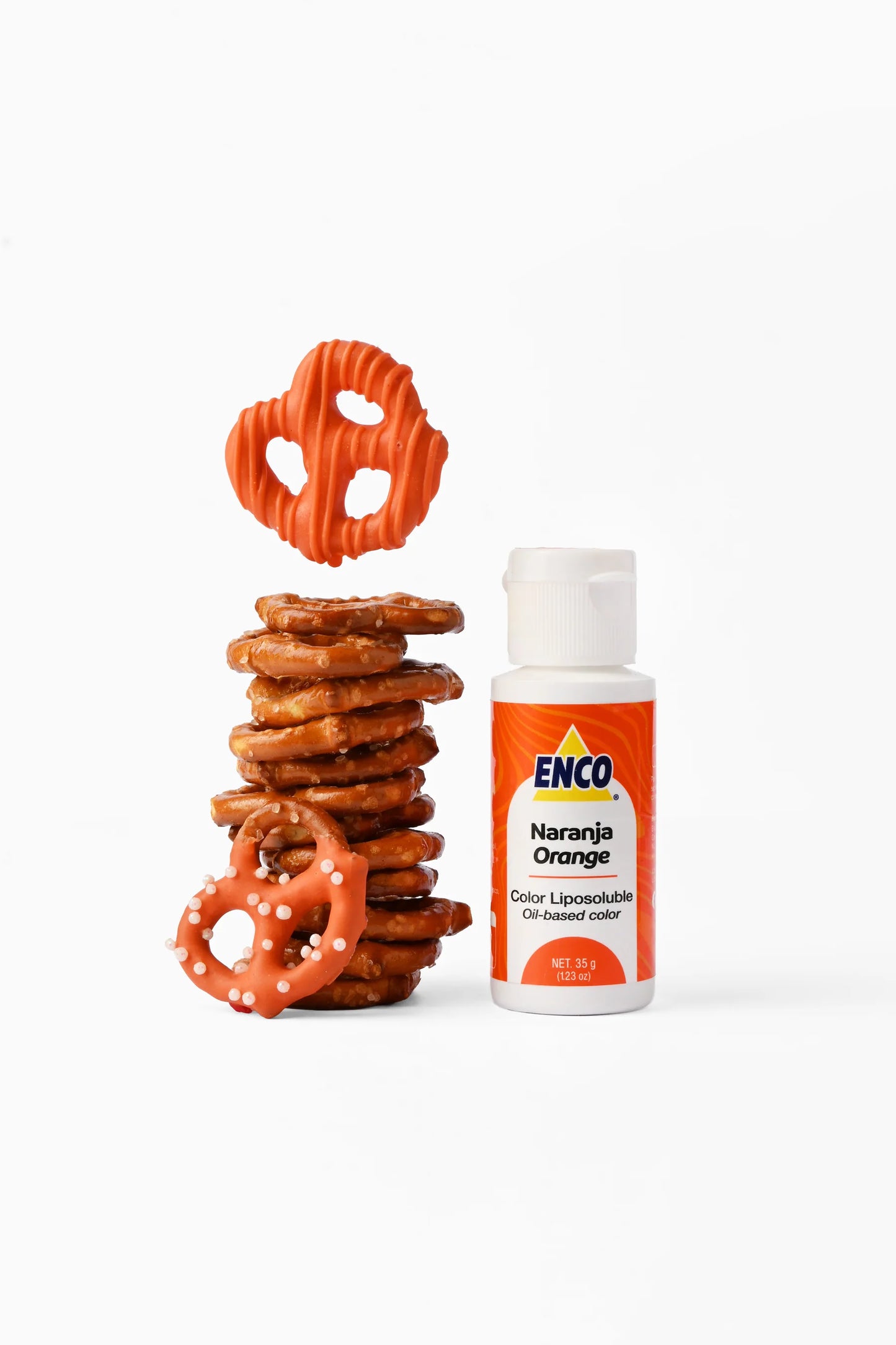 ENCO Orange Oil Based Food Color 1.23 oz