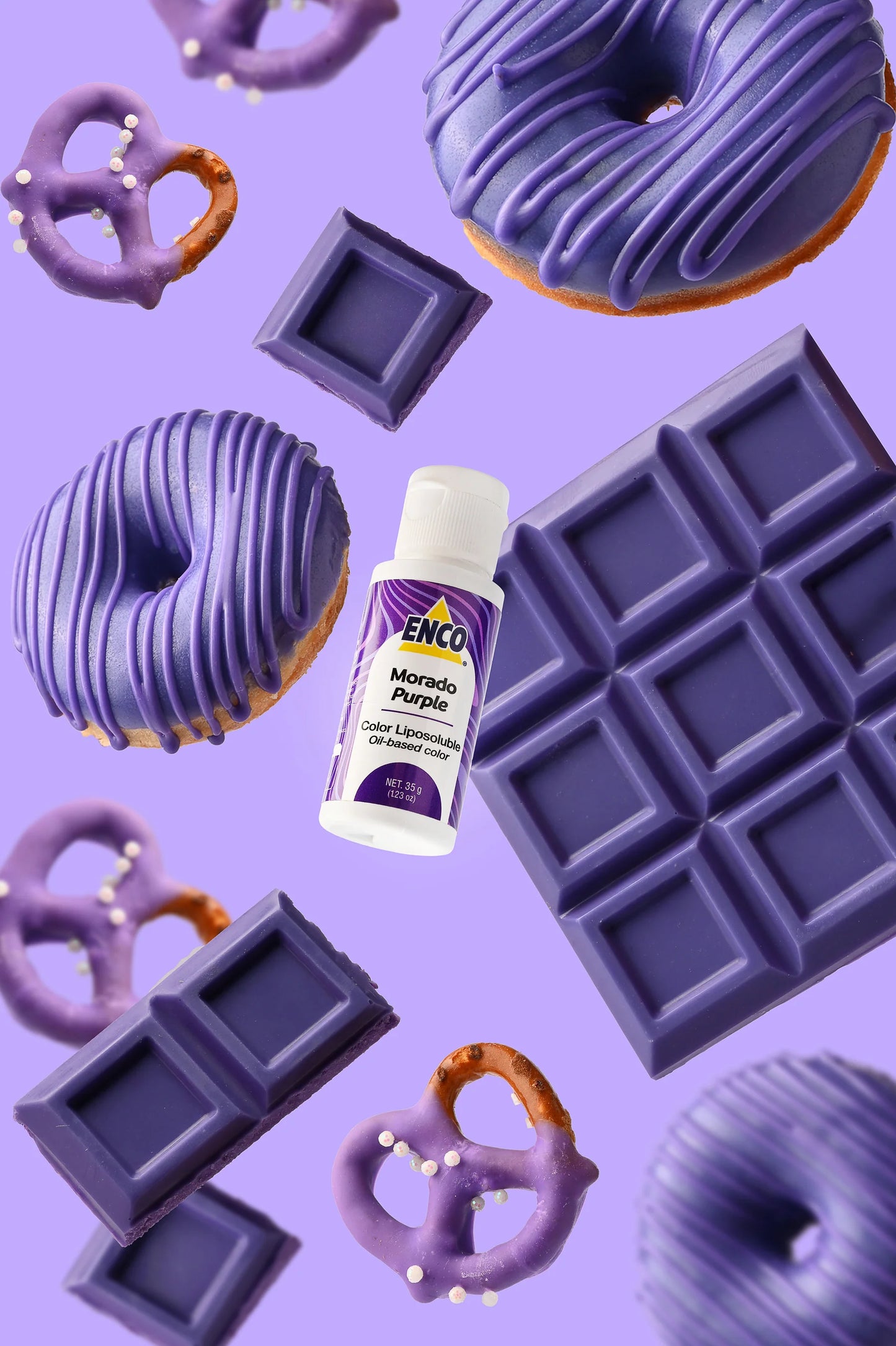 ENCO Purple Oil Based Food Color 1.23 oz