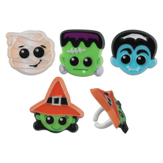 Halloween Characters Cake Rings Pk/144