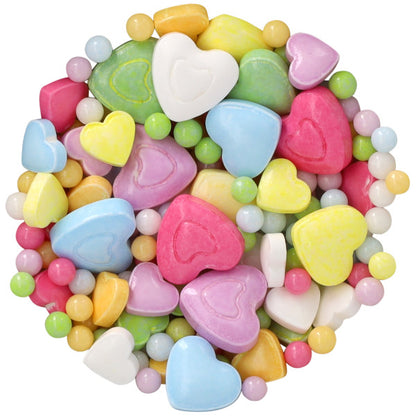 Pastel Hearts Fusion Mix Sprinkles