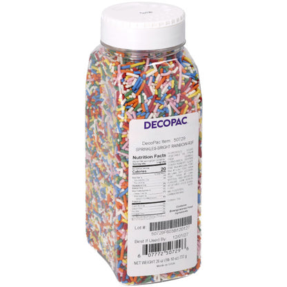Bright Rainbow Jimmies