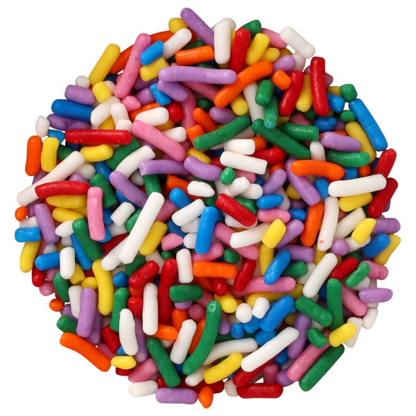 Rainbow Sprinkles Jimmies 6 lb