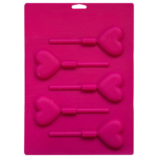 Heart Lollipop Silicone Mold