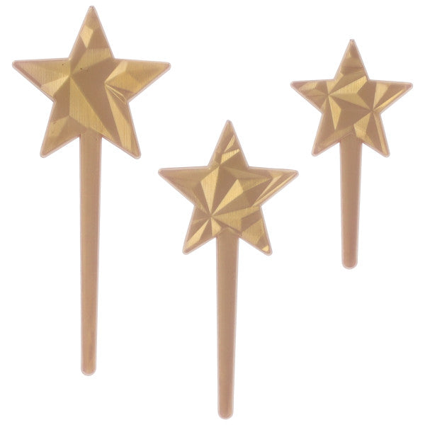 Star Assortment Cake Picks Pk/72