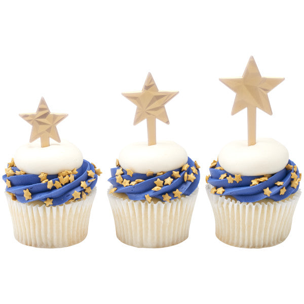 Star Assortment Cake Picks Pk/72