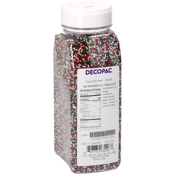 Holiday Non Pareils 30 oz