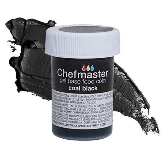 Coal Black Gel Base Food Color Chefmaster