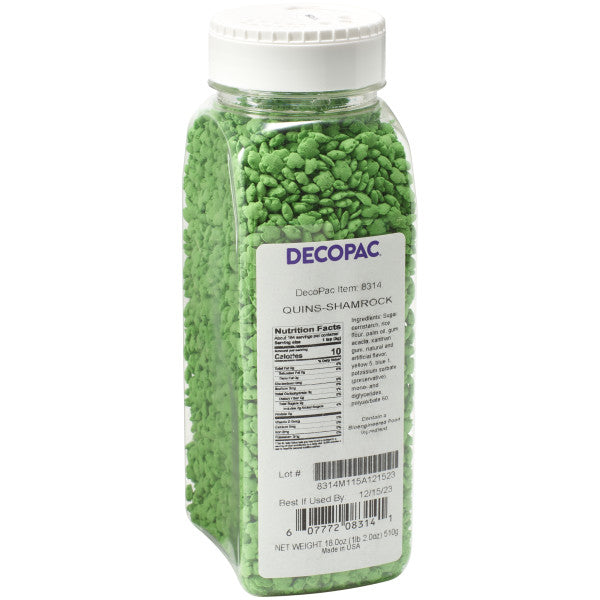 Shamrock Edible Quins 18 oz (Special Orer)
