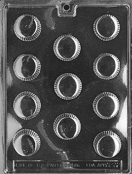 Medium Peanut Butter Cup Chocolate Mold