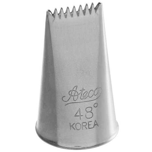 Tip 48' (degree) Basketweave Cake Decorating Tip #48 ATECO