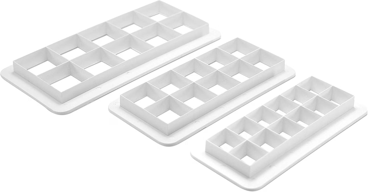 Square Geometric Cutter Set of 3 ATECO