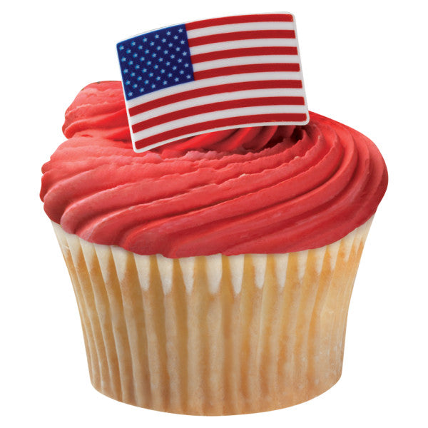 American Flag Cake Rings