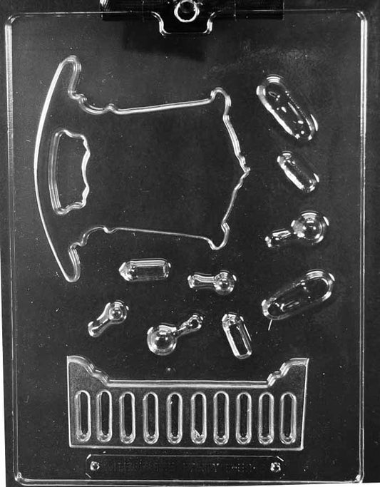 Baby Cradle 3D (part B) Chocolate Mold