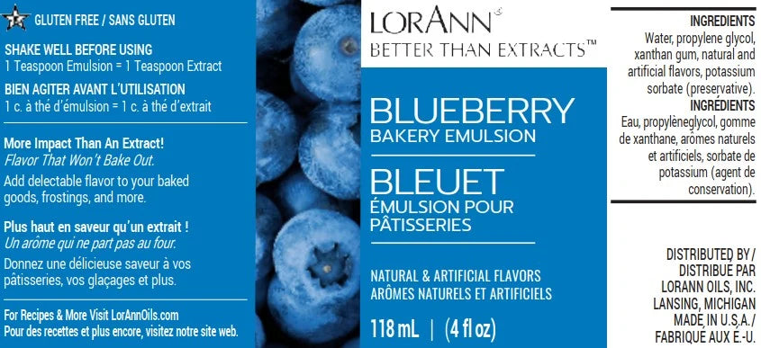 Blueberry Bakery Emulsion Lorann