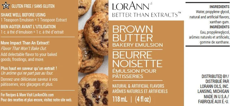 Brown Butter Bakery Emulsion Lorann