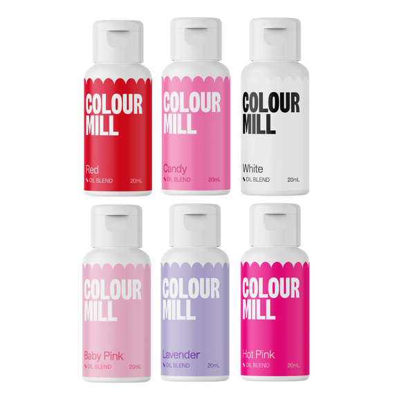 Candy Hearts Pack of 6 Colour Mill
