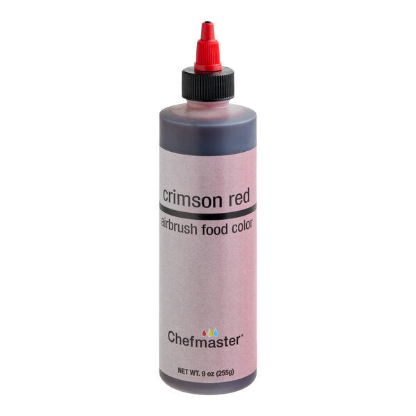 Crimson Red 9 oz Airbrush Color Chefmaster
