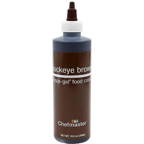 Chefmaster Buckeye Brown 10.5oz Liqua Gel Color