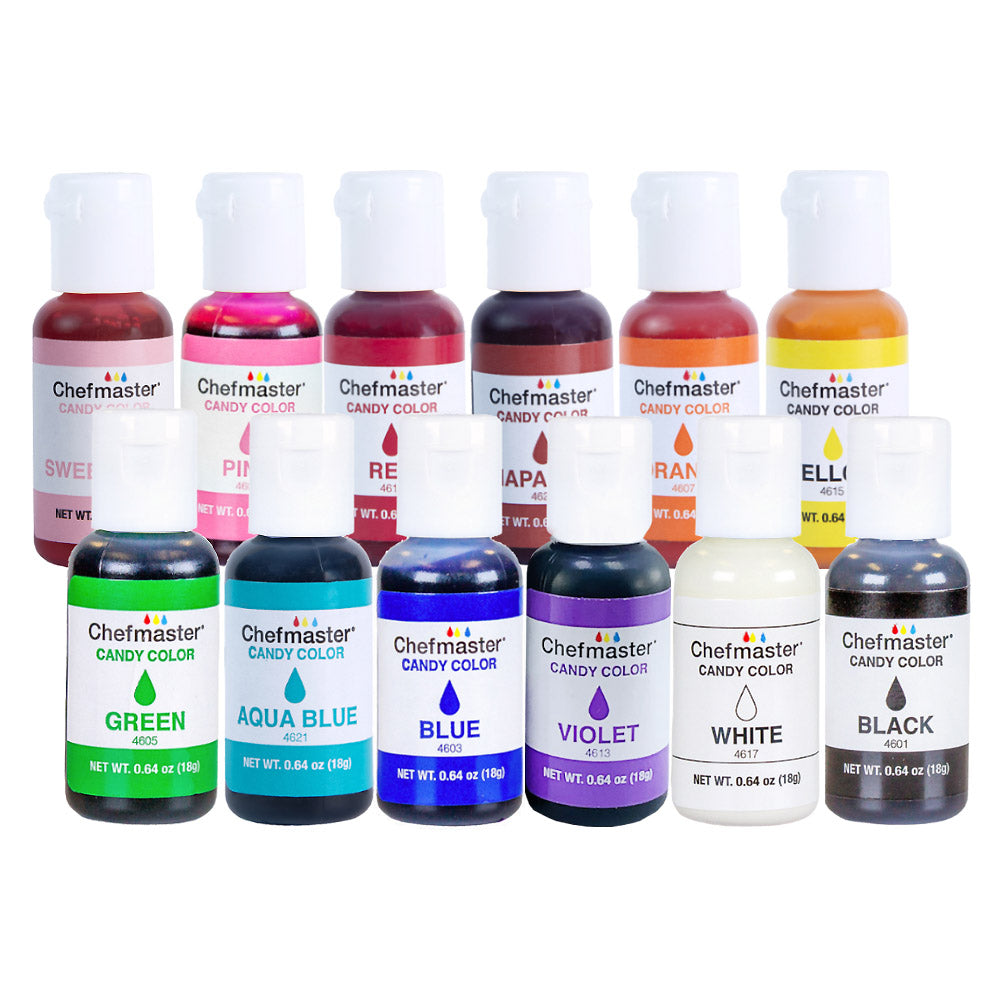 Chefmaster Candy Color Set of 12 14610
