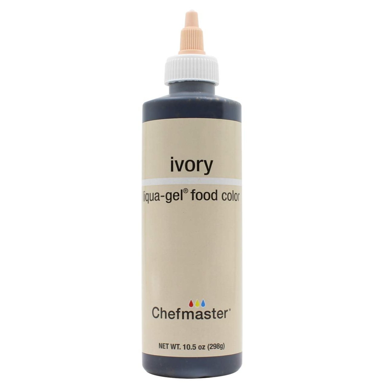 Chefmaster Ivory 10.5oz Liqua Gel Food Color