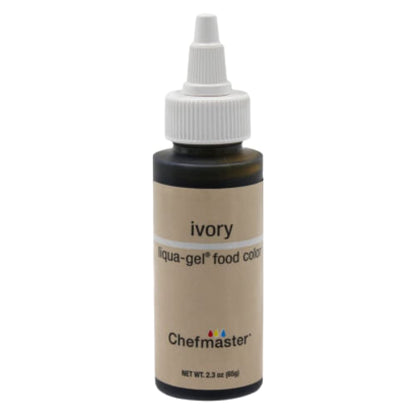 Chefmaster Ivory 2.3oz Liqua Gel Food Color