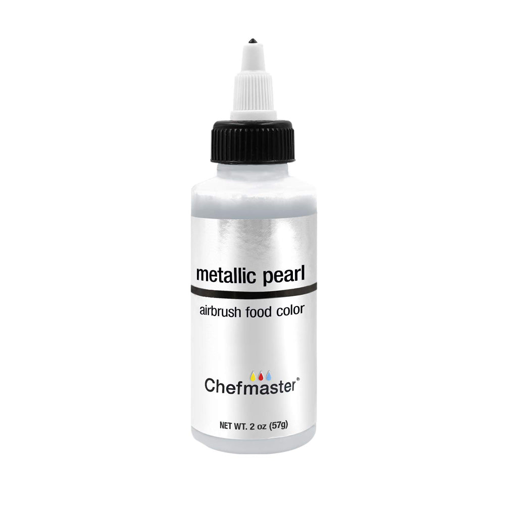 Chefmaster Metallic Pearl 2oz Airbrush Food Coloring