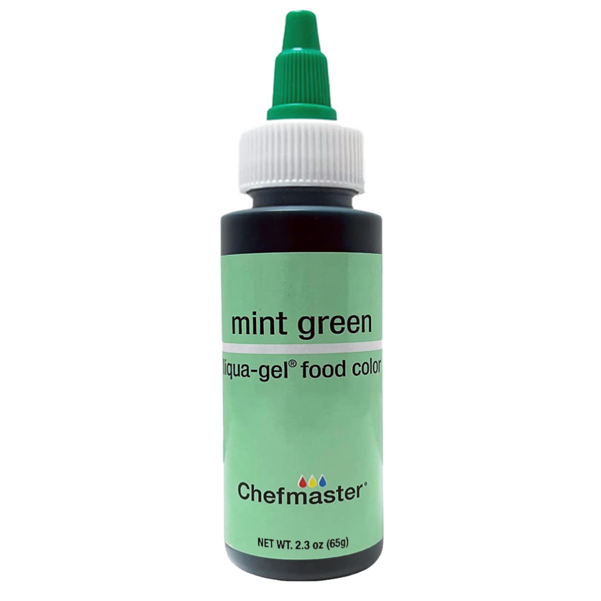 Chefmaster Mint Green 2.3oz Liqua Gel Food Color