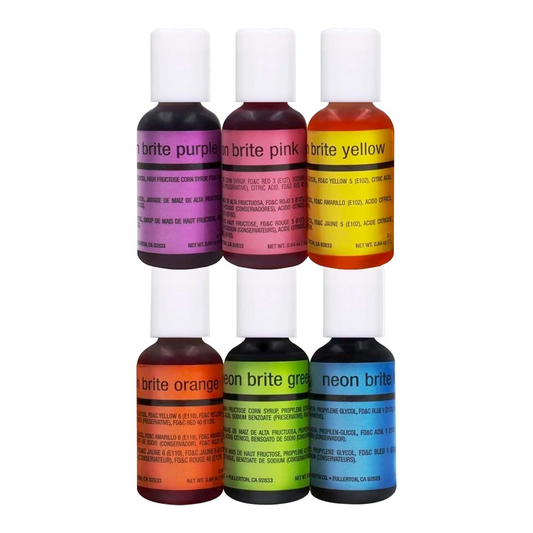 Chefmaster Neon Airbrush Color Set