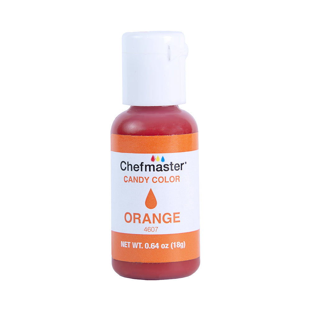 Chefmaster Orange Candy Color 0.64 oz Bottle 4607