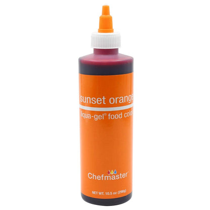 Chefmaster Sunset Orange 10.5oz Liqua Gel Food Color