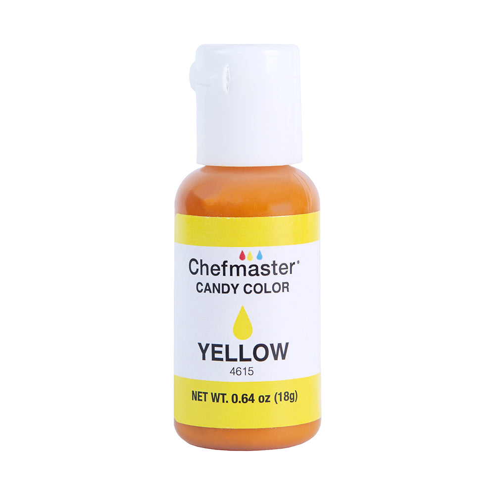 Chefmaster Yellow Candy Color 0.64 oz Bottle 4615