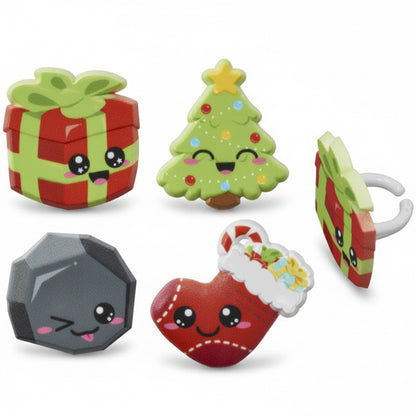 Christmas Cuties Cupcake Rings Cake Decorations 28358